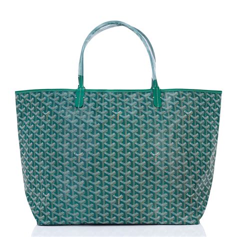 goyard handbag green|authentic goyard handbags.